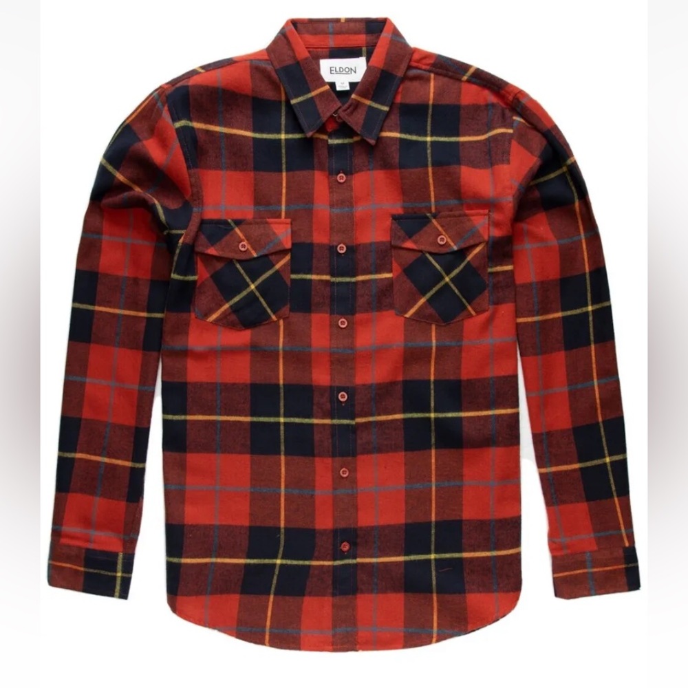 Eldon Flannel Button Down Sz L